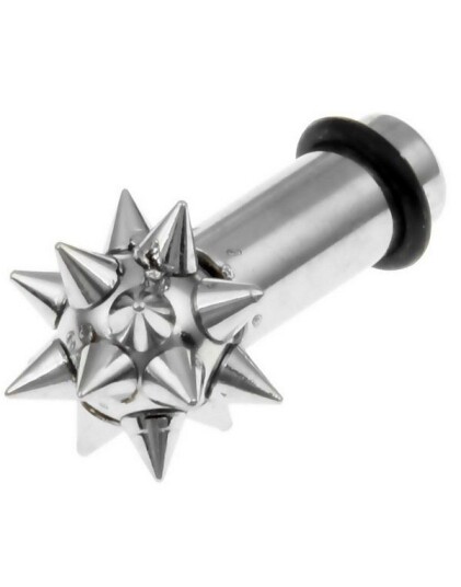 Body Art Piercing Plugg med Spikekule Body Art Piercing Plugg med Spikekule