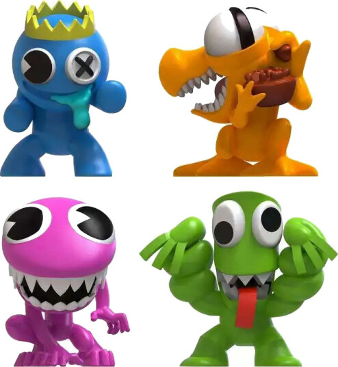 Rainbow Friends S1 Neon Samlefigursett 4 Pakning Rainbow Friends S1 Neon Samlefigursett 4 Pakning
