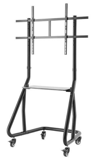Hama Mobilt TV-stativ Trolley for 49"-100" Skjermer - Svart Hama Mobilt TV-stativ Trolley for 49"-100" Skjermer - Svart