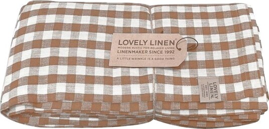Lovely Linen Duk Misty i vasket lin Brun Lovely Linen Duk Misty i vasket lin Brun