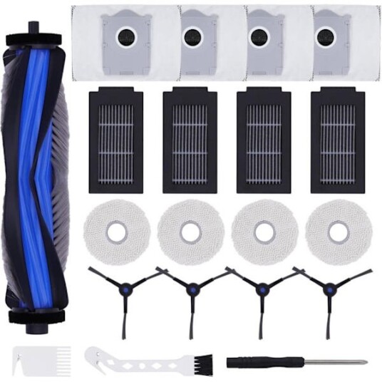 INF Erstatningssett for Ecovacs T50 Pro Omni INF Erstatningssett for Ecovacs T50 Pro Omni