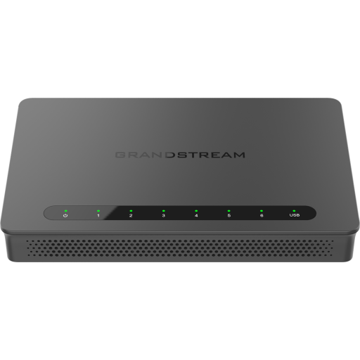 Grandstream GWN7002 Multi-Gigabit VPN-router med 4x WAN/LAN og PoE i sort