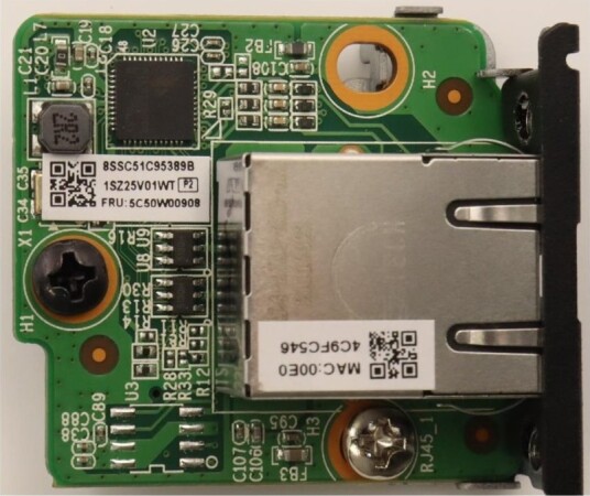 Lenovo Ethernet Grensesnitt Datamaskinbrett 2.5G ETHERNET NETWORK
