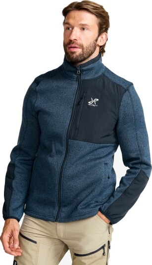 Revolutionrace Northbound Fleece Jacket Herre Black 4XL Herre Overdeler Fleece & midlayers