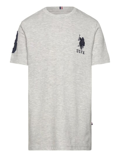 U.S. Polo Assn. Player 3 Tshirt Grey 128 U.S. Polo Assn. Player 3 Tshirt Grey 128