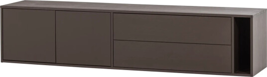 TV-benk Settle 200 cm - Mellombrun