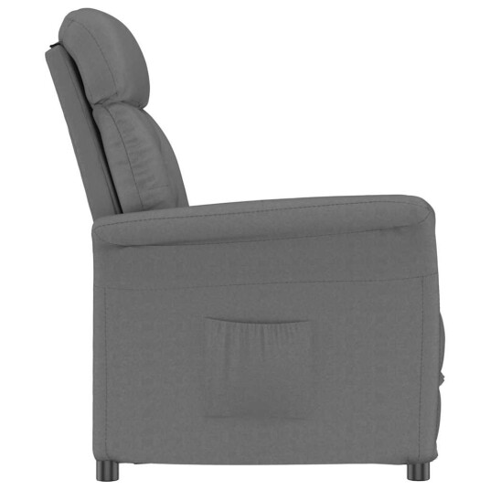 Recliner Stol Mørkegrå Mørke grå 70,5 x 96,5 x 95 cm stoff Recliner Stol Mørkegrå Mørke grå 70,5 x 96,5 x 95 cm stoff