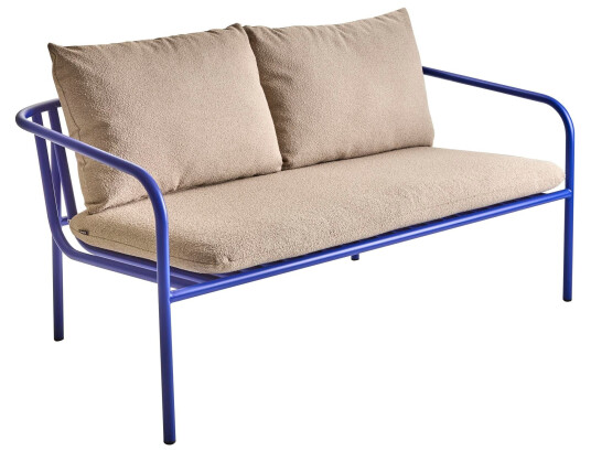 Brafab Bendt 2 seters sofa Indigo blå/beige teddy Blå Brafab Bendt 2 seters sofa Indigo blå/beige teddy Blå