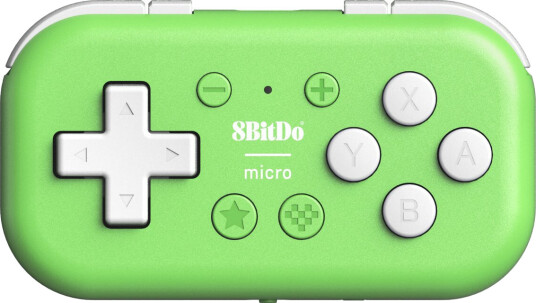 8BitDo Micro Bluetooth Gamepad, Green, Switch / Android / Raspberry Pi 8BitDo Micro Bluetooth Gamepad, Green, Switch / Android / Raspberry Pi