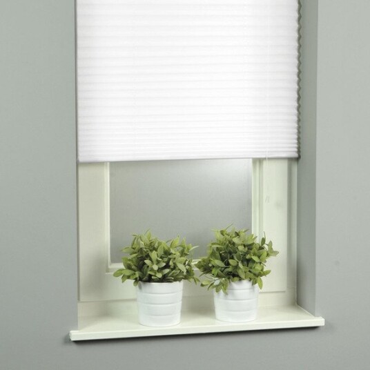 Vista Plissegardin crush 60x160 cm hvit lysfiltrerende Vista Plissegardin crush 60x160 cm hvit lysfiltrerende