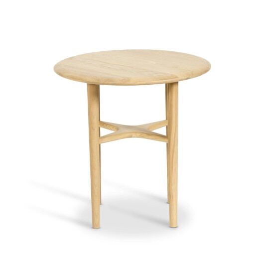 Mavis Crest Side Table 50 cm Clear Oak Mavis Crest Side Table 50 cm Clear Oak