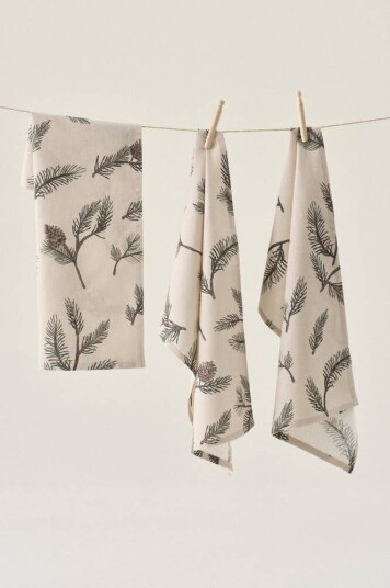 HOLLY kjøkkenhåndkle 3-pk Beige