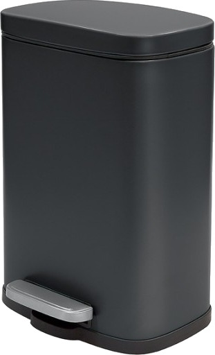Spirella pedalbøtte Akira mattsvart 5 l black