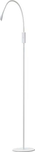 Twist LED Gulvlampe På 3W Med Touch Demp i Hvit - Nielsen Light Twist LED Gulvlampe På 3W Med Touch Demp i Hvit - Nielsen Light