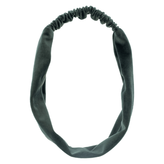 DARK Velvet Headband Pine