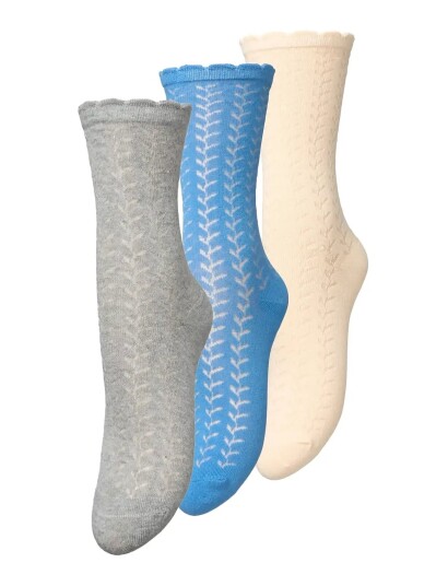 Becksöndergaard Leofa Cotta Sock 3 Pack Grey 37 39 Becksöndergaard Leofa Cotta Sock 3 Pack Grey 37 39