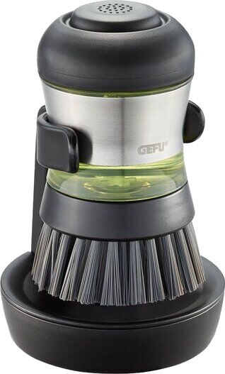 Gefu - Swift oppvaskbørste med dispenser 50 ml og holder svart Gefu - Swift oppvaskbørste med dispenser 50 ml og holder svart