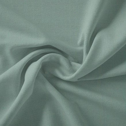 Stoffabrics Swan Solid Bomullslerret Stoff 150cm 807 Grågrønn 50cm