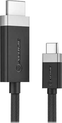 Alogic Fusion Adapterkabel Usb C Hann Til Hdmi Hann 2 M Romgrå 4K 60Hz Støtte