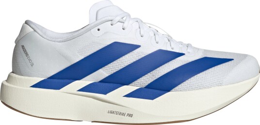 Adidas Men's Adizero Evo SL Cloud White / Royal Blue / Pure Ruby 48 Adidas Men's Adizero Evo SL Cloud White / Royal Blue / Pure Ruby 48