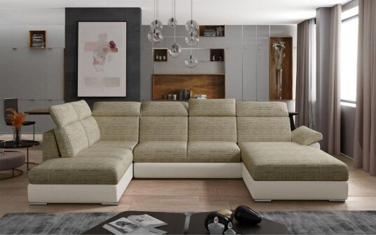 Seksjon Eltap Evanell 336x211x102 cm Berlin 03 Soft 33 Beige Høyre Seksjon Eltap Evanell 336x211x102 cm Berlin 03 Soft 33 Beige Høyre