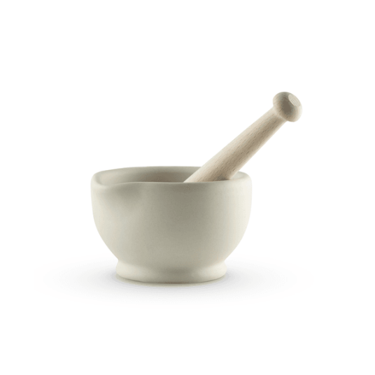 Milton Brook - Morter og pistill 11 cm hvit