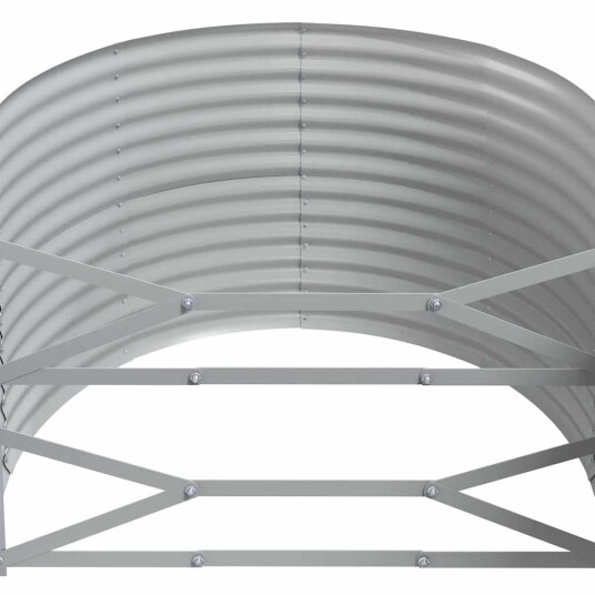 vidaXL Plantekasse pulverlakkert stål 396x100x68 cm antrasitt vidaXL Plantekasse pulverlakkert stål 396x100x68 cm antrasitt