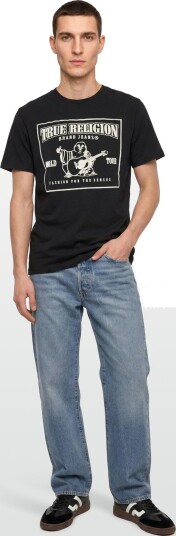 True Religion Srs Puff Crew Tee Black XL