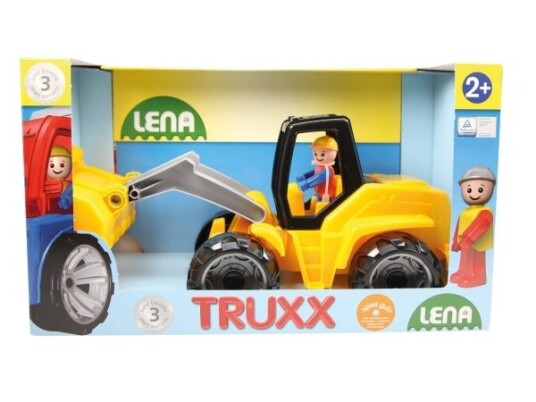 Lena Truxx Earth Mover Hjullaster 2 År Plast Sort Grå Gult
