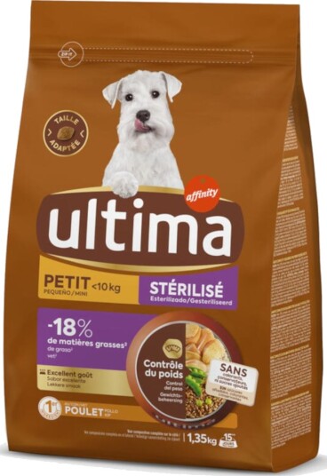 Affinity Ultima Tørrfôr Ultima Mini Sterilised Sparepakke Kylling 2 X 1.35 kg Affinity Ultima Tørrfôr Ultima Mini Sterilised Sparepakke Kylling 2 X 1.35 kg