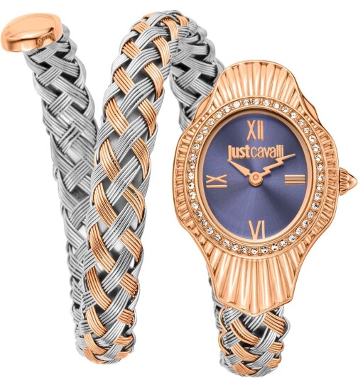 Just Cavalli Dameklokke JC1L305M0065 Signature Snake Just Cavalli Dameklokke JC1L305M0065 Signature Snake