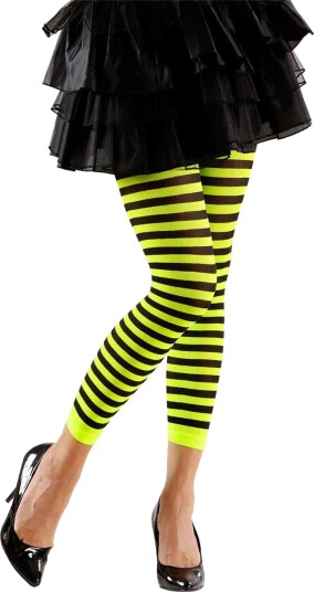 Stripete Svart og Gul Tights Leggings og Tights 2045H-Del 2 av 3