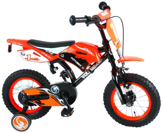 Volare Bicycle 12” Motorbike Orange 91214