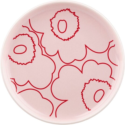 Marimekko Piirto Unikko Oiva tallerken Ø13,5 cm Rosa Marimekko Piirto Unikko Oiva tallerken Ø13,5 cm Rosa