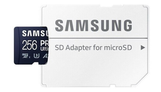 Samsung PRO Ultimate microSD/SD - 200 MB/s - 256GB