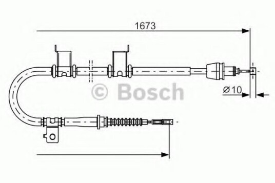 Bremsewire BOSCH 1 987 482 361
