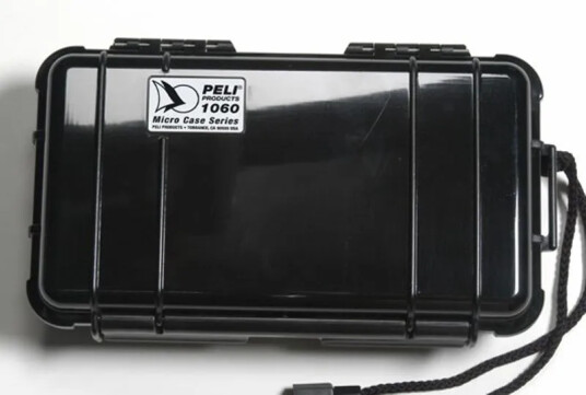Peli™ MicroCase 1060 sort/sort Innv. mål: 209x108x57 mm