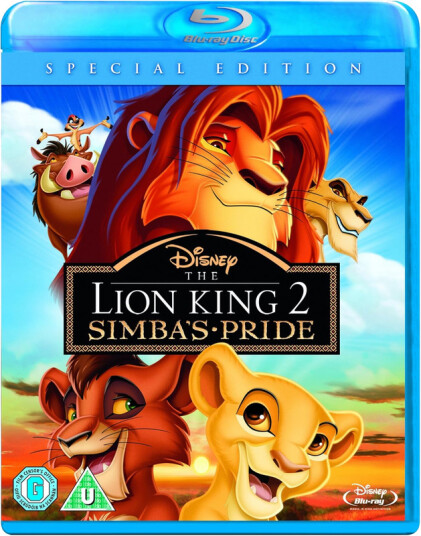 The Lion King 2: Simba's Pride 1998 / Løvenes konge 2: Simbas stolthet Bluray