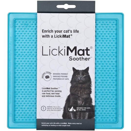 Lickimat Cat Soother Spisematte Lyseblå