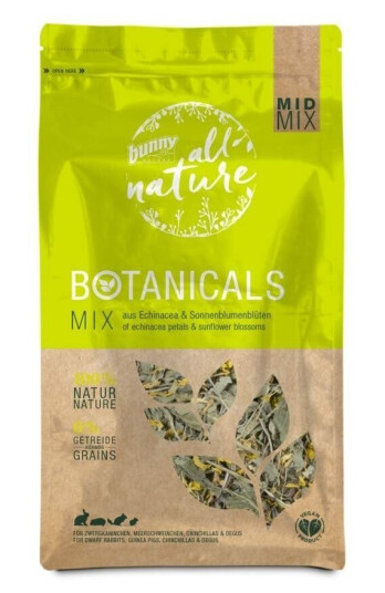 Bunny Nature Botanicals Mix Solhatt & Solsikke 140 G Bunny Nature Botanicals Mix Solhatt & Solsikke 140 G