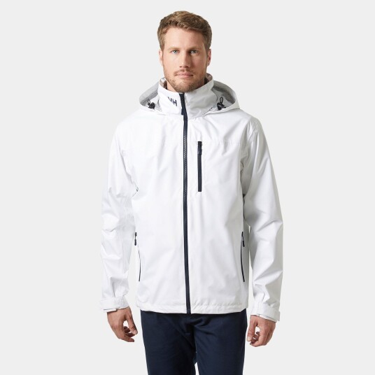 Helly Hansen Crew Seilerjakke Med Hette 2.0 Herre Hvit M