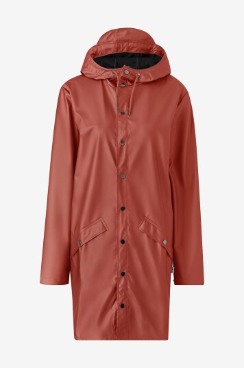Rains Regnjakke Long Jacket Brun