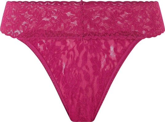 Hanky Panky   Stringtruser Signature Lace Original Rise Thong   Rød