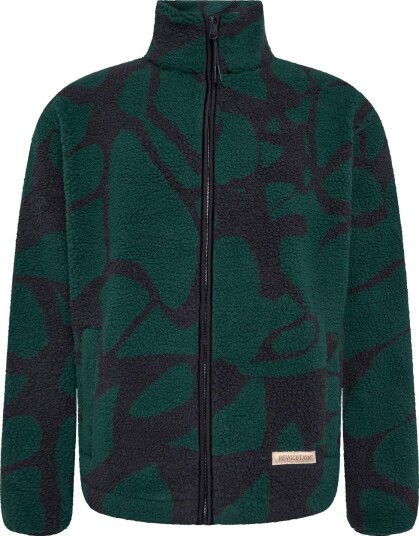 Revolution Printed Teddy Jacket   DARKGREEN   XXL