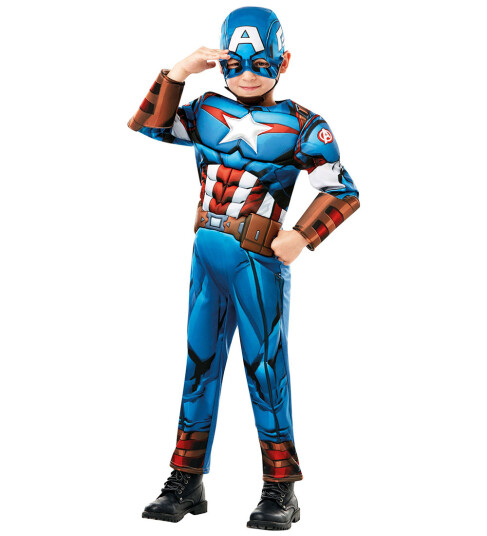 Boland Traciks Captain America Avengers Kostume RU640833L Boland Traciks Captain America Avengers Kostume RU640833L