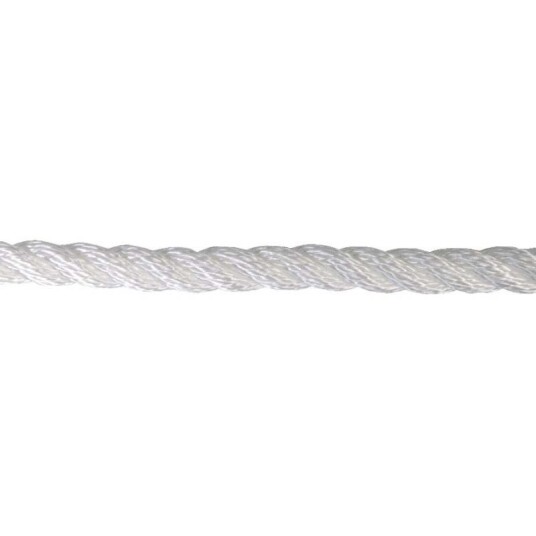 Treslått PP Multifilament   Hvit