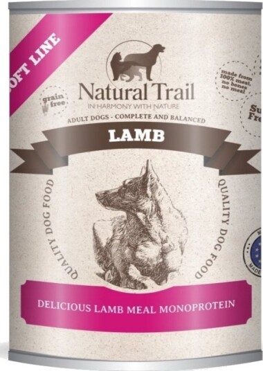 Natural Trail Soft Line Våtfôr Til Hund Lamb 800 G Natural Trail Soft Line Våtfôr Til Hund Lamb 800 G