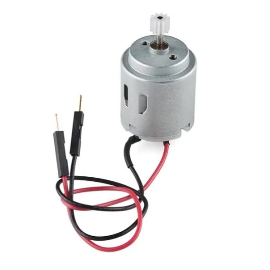 Mini DC motor 1–3 V med girhjul for små prosjekter