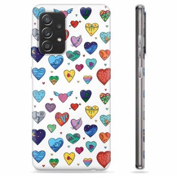 Samsung Galaxy A52 5G, Galaxy A52s TPU-deksel Hjerter