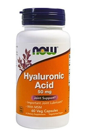 Now Foods Hyaluronic Acid 50mg + MSM 60 caps Now Foods Hyaluronic Acid 50mg + MSM 60 caps